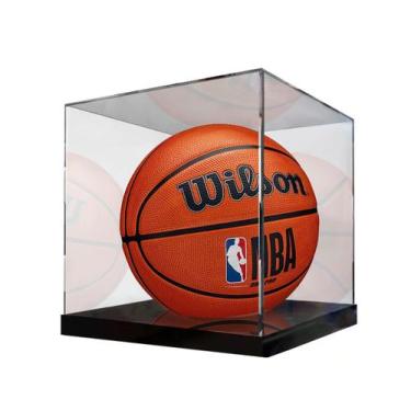 Imagem de EXPOSITOR ACRÍLICO PARA BOLA DE BASQUETE 27X27X27 3mm - Spacebuy