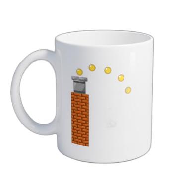 Imagem de Caneca Xícara de Café Porcelana 300ml Escudo Cavaleiro do Jogo Pixel