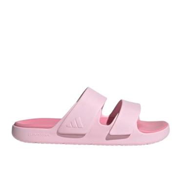 Imagem de adidas Sandália Znscape Slide unissex para adultos, Rosa claro/rosa claro/rosa, 7 Women/6 Men