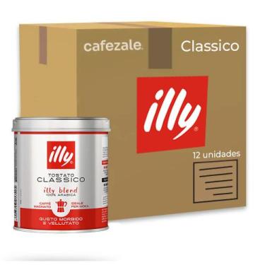 Imagem de Café Moído Illy Classico Filtrado Kit 12 Latas de 125g - Illy Café
