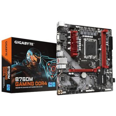 Imagem de Placa Mãe Gigabyte B760M GAMING DDR4 (LGA 1700/2xDDR4/HDMI/DP/VGA/M.2/USB 3.2)