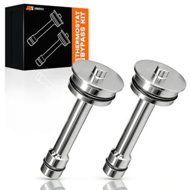 Imagem de Kit de desvio de termostato 6L80 2PCS para transmissão 6L80 6L90 8L90, barra de resfriamento de transmissão para Silverado Sierra Allison, peças usinadas CNC com anéis de vedação