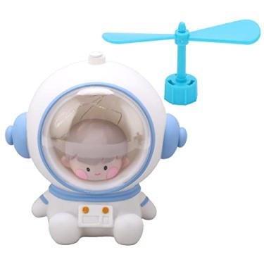 Imagem de CUOFYUNL Spaceman LED Night Light Bonito Spaceman Design LED Pintura à mão Cores naturais Durável Kids Night Light (MM9096-1A azul)