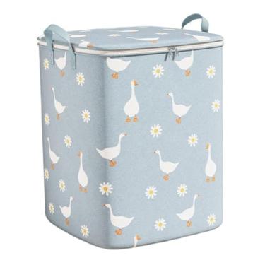 Imagem de predolo Saco Organizador para Edredom, Roupas e Cobertores - Ideal para Guardar Cobertores, Roupas e Brinquedos, Blue 180 L