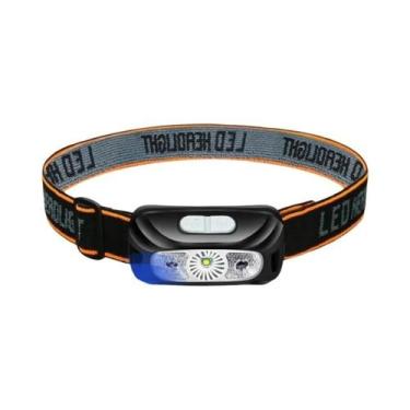 Imagem de Lanterna De Cabeça LED Recarregável À Prova d'Água Com Sensor Para Pes