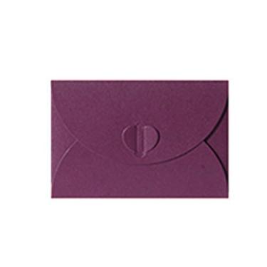 Imagem de Envelopes 20 peças de envelope colorido vintage pérola convite de casamento (vermelho arroxeado)