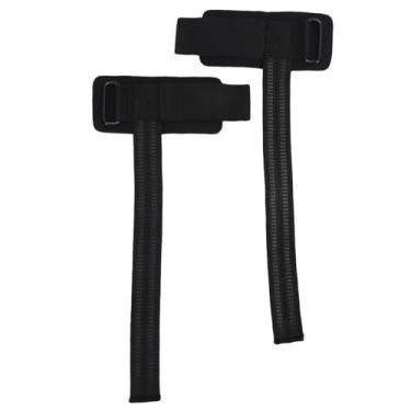 Imagem de SPYMINNPOO Correias de Levantamento de Peso, Suporte de Pulso de 2 Pces Com Anéis D Correias de Levantamento de Peso Ajustáveis ​​para o Treino da Máquina do Cabo do Treinamento Ginásio