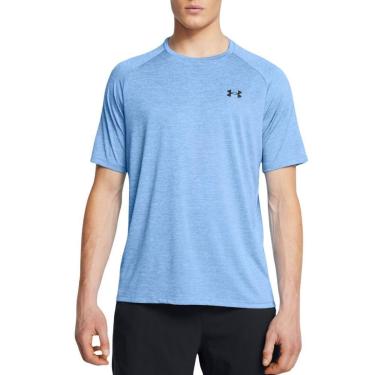 Imagem de Camiseta Under Armour Tech 2.0 SS Azul e Preto - Masculino P-Masculino