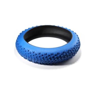 Imagem de RYAZOZA Pneus de bicicleta - 50 x 10 cm, 50 x 10 cm, compatível com pneus largos para bicicleta de neve de montanha (azul)