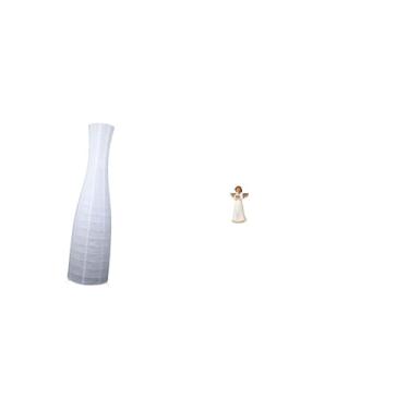 Imagem de Whtkoph Tela Protetora Minimalista para Luminária de Parede, Ideal para Quarto de Hotel, Sala de Estar, Escultura de Anjo Querubim, Estatueta de Resina, R