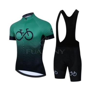 Imagem de Conjunto De Camiseta De Ciclismo Masculina Para O Verão, Roupas De Tre