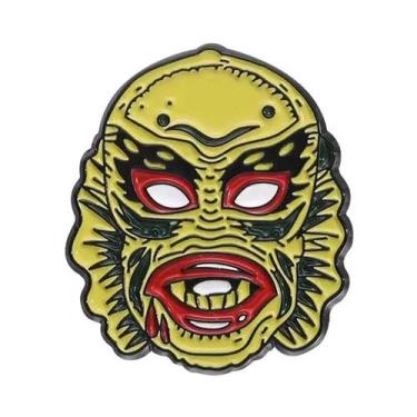 Imagem de Broches De Esmalte De Terror De Halloween Assustadores, Máscara De Ter