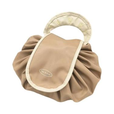 Imagem de Bolsa De Maquiagem Portátil De Grande Capacidade Para Mulheres, Estojo