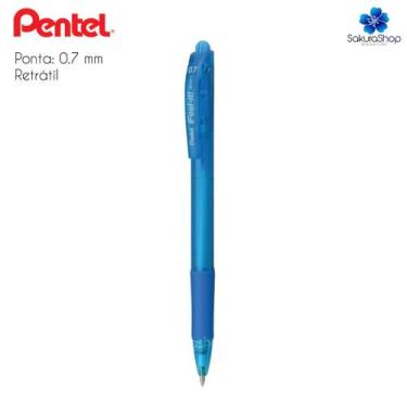 Imagem de Caneta Esferografica Feel It 0.7 mm RT Retratil PENTEL, Azul Céu