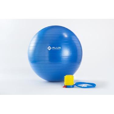 Imagem de Bola de ginástica Premium -55cm com bomba de pé Alux Gym Ball