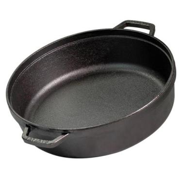 Imagem de Panela De Ferro Fundido 3,9 L Risoto Risoteira 28 Cm Sem Tampa - Santa