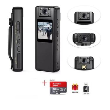 Imagem de Câmera Policial Esportiva A22 128gb 1080p Externa Colete Pequena Actio