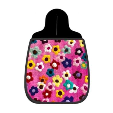 Imagem de Lixeira De Carro Organizador Lixinhocar Flores Pintura Rosa