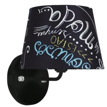 Imagem de Arandela Preta De Cupula Tradicional Giz - MARRYLUZ