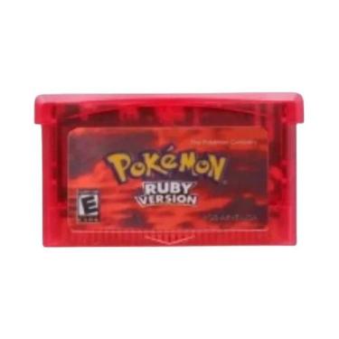 Imagem de Cartucho De Jogo Pokémon GBA 32 Bits, Jogos De Vídeo Emerald, Fire Red