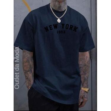 Imagem de Camiseta Masculina NEW YORK 199X Camisa 100% Algodão malha 30.1 premiu