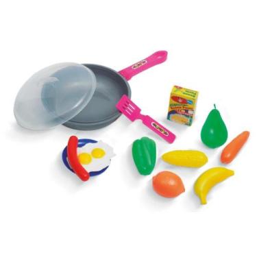 Imagem de Brincando de Casinha Frigideira Gourmet com Tampa e Acessórios