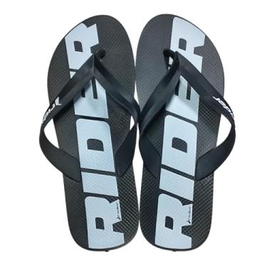 Imagem de Chinelo De Dedo Rider Feel Esportivo PVC Emborrachado Masculino Sportwear Estilo de Vida Antiderrapante (Preto, BR, Adulto, Numérico, 41)