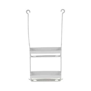 Imagem de Prateleira De Chuveiro Em Aço Inoxidável Com Ganchos E Ventosas, Supor