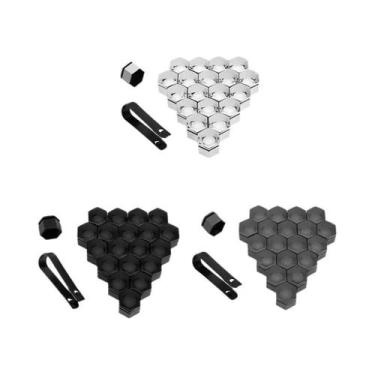 Imagem de Capas De Parafuso Para Rodas De Carro 17 19 21mm, Protetores De Parafu