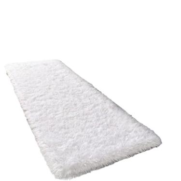 Imagem de Tapete Passadeira 2,00 x 0,60 Corredor Quarto Sala Beira de Cama Felpudo Peludo(Branco)