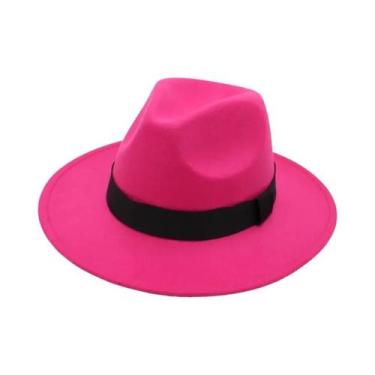 Imagem de Chapéus Jazz De Lã Unissex Com Aba Larga Estilo Inglês Para Outono E I