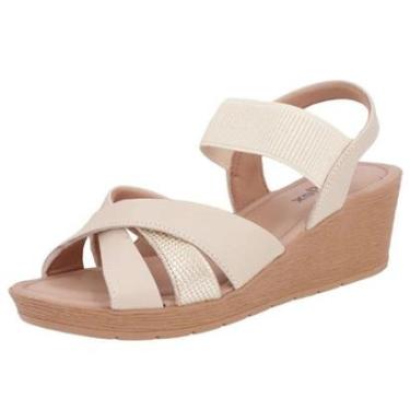 Imagem de Sandalia Anabela Media Conforto Usaflex-Feminino