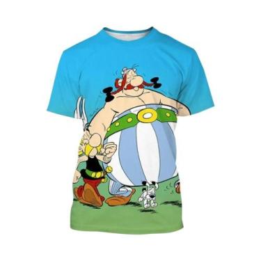 Imagem de Camiseta Unissex Estampada Em 3D Com Desenho De Cartoon, Estilo Hip-Ho
