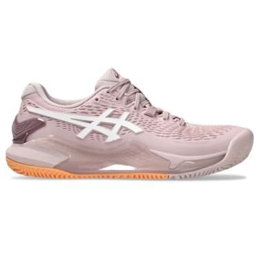 Imagem de ASICS Tênis feminino Gel-Resolution 9 Clay Tênis, 41, Watershed Rosa/Branco