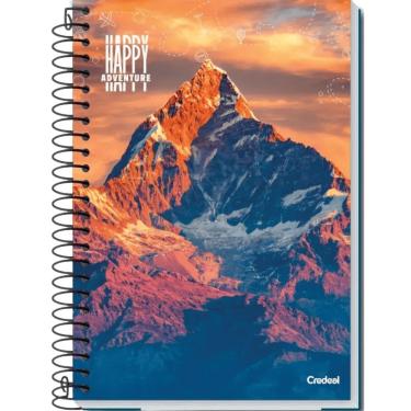 Imagem de Caderno Espiral Universitário A4 Capa Dura 10 Matérias 200 Folhas Happy Adventure Credeal Estampa 4