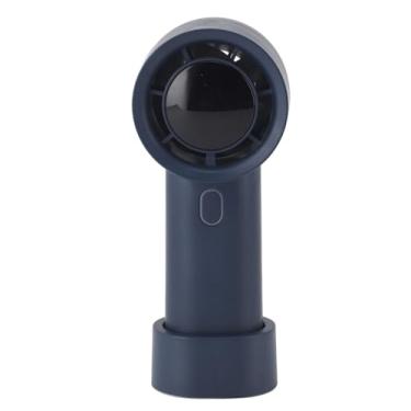 Imagem de Generic Ventilador Elétrico Portátil, Display Digital Silencioso Recarregável por Usb Pequeno Ventilador de Mão Forte para Escritório Ao Ar Livre (Azul)