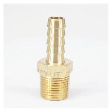 Imagem de Adaptador de conector de encaixe de combustível de latão NPT macho x 3/20.3 cm de mangueira