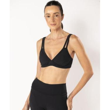 Imagem de Top Fit Alça Dupla - Apneia, Preto, M