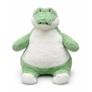 Imagem de Pelúcia Jacaré 60cm Antialérgico Premium Lavável com Zíper – Super Macio (ROSA) (JACARÉ 50CM)