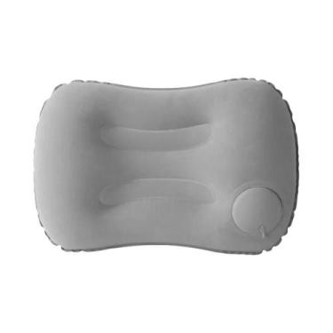 Imagem de Almofada Inflável Ultra Macia E Portátil Para Suporte Do Pescoço E Lom