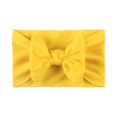 Imagem de Faixa De Cabelo Elástica De Tricô Para Meninas, Acessório Infantil De 