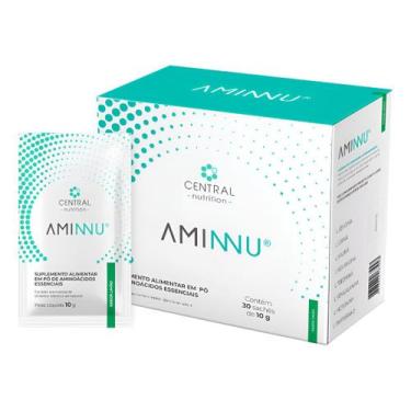 Imagem de Aminnu 10g 30 Sachês Central Nutrition Sabor Limão