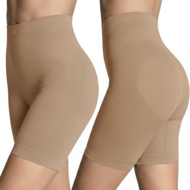 Imagem de Kit 2 Shorts Modelador Lupo Loba Up Line Reduz Barriga e Culote - Loba