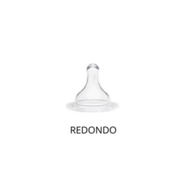Imagem de Kit com 5 unidades Bico BIG de mamadeira Redondo Silicone Pote 0008 - 