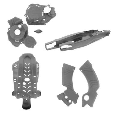 Imagem de Kit Proteção Motor Quadro Tampas Laterais Balança Amx Kawasaki Klx 450r