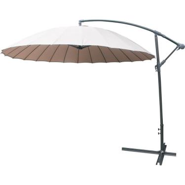 Imagem de Ombrelone Lateral Poliester 3m Uv50 Bege - Shangai