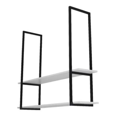 Imagem de Prateleira Industrial Dupla De Teto Para Cozinha 100cm PB SF - ShopFor