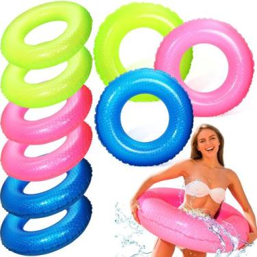 Imagem de Tubos de natação infláveis de 91 cm da Pool Floats Leitee de 9 peças
