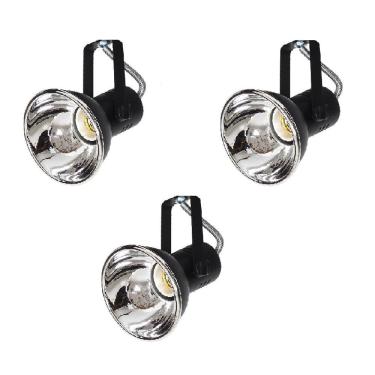 Imagem de Kit 3 Spot Trilho Perfilado Eletro calha Par20 Bulbo OL5