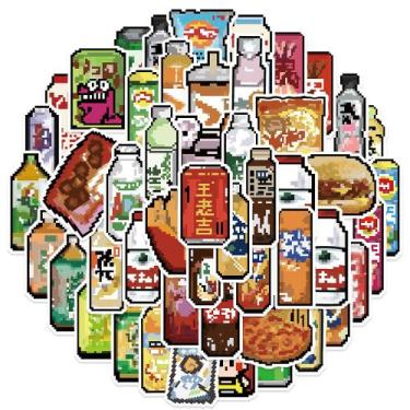 Imagem de Adesivos de anime de vinil impermeável de 50 unidades/lote para bebida